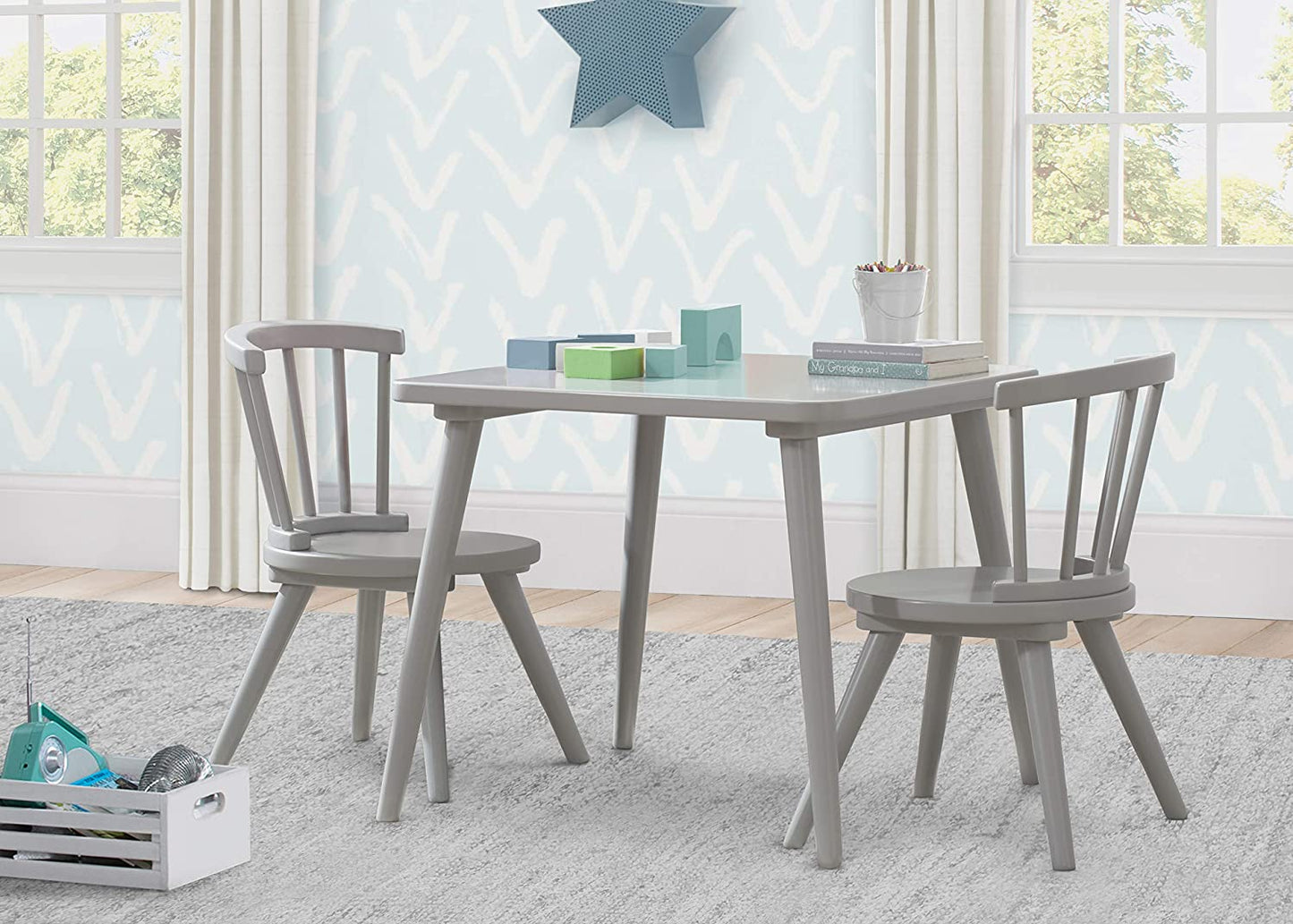 Kids Study Chair: Kids Activity Chair (Set of 2)