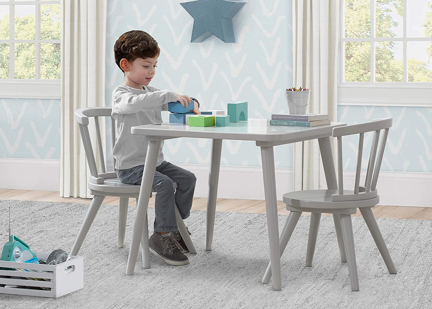 Kids Study Chair: Kids Activity Chair (Set of 2)