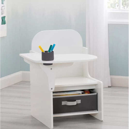 Kids Study Chair: Kids Desk with Cup Holder