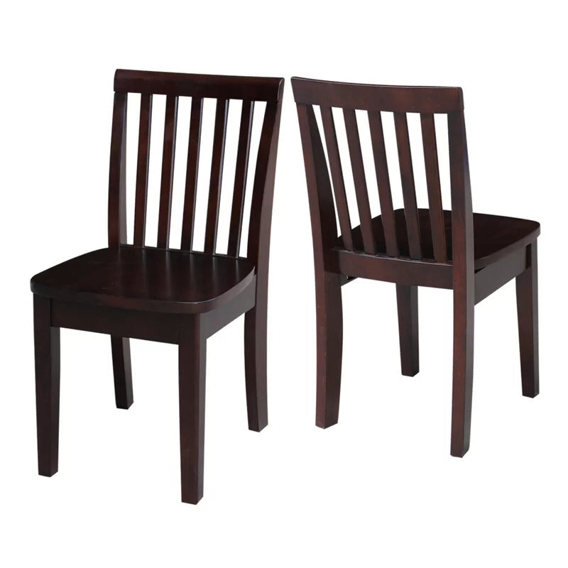 Kids Study Chair: Kids Wood Chair (Set of 2)