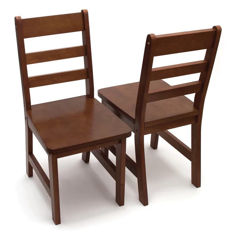 Kids Study Chair: Woooden Kids Chair (Set of 2)
