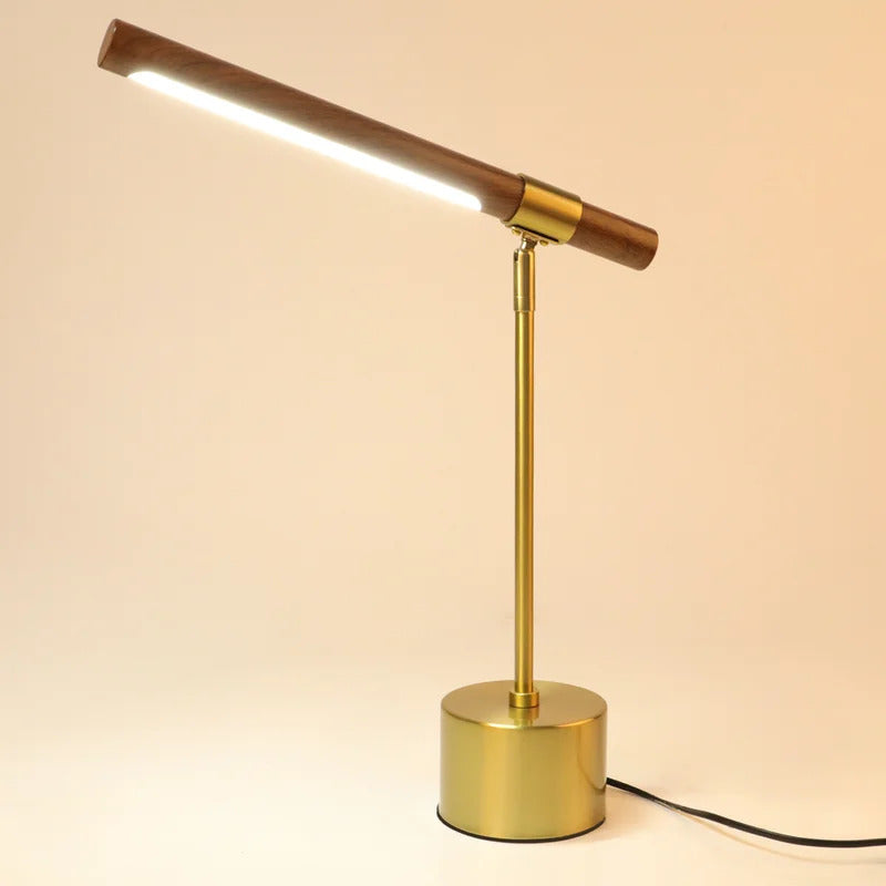 Kids Study Lamps: Modern Solid Wood Study Lamp LED Table For Eye Protection