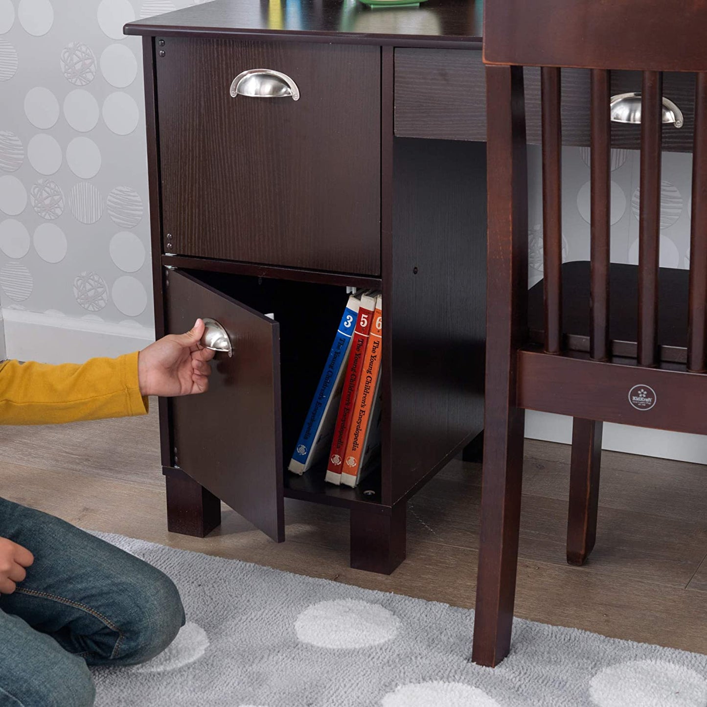 Kids Study Table : SID 35.75" Writing Desk and Chair Set