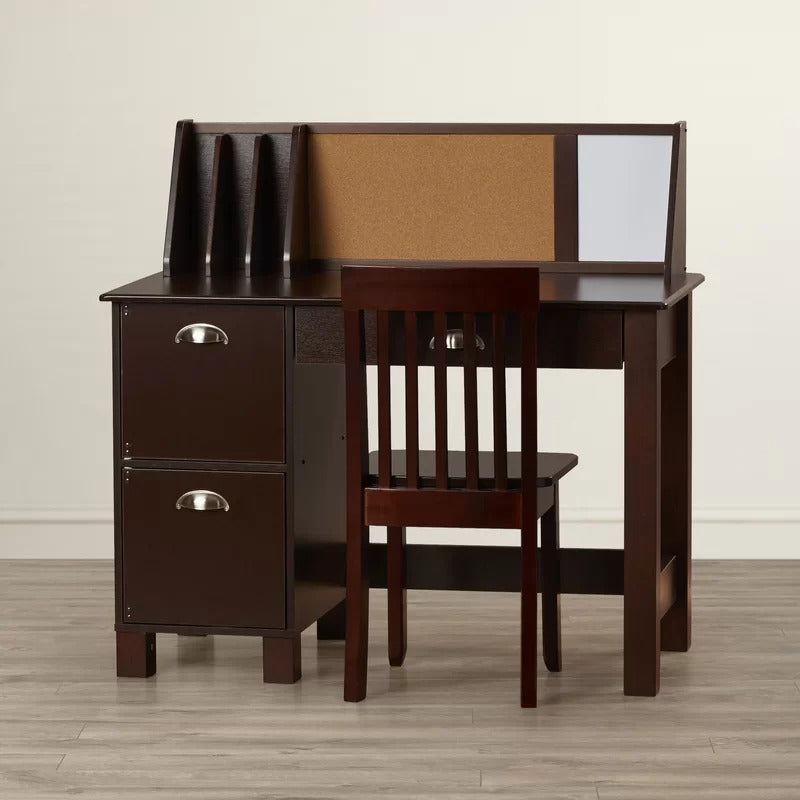 Kids Study Table : SID 35.75" Writing Desk and Chair Set