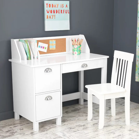 Kids Study Table : SID 35.75" Writing Desk and Chair Set