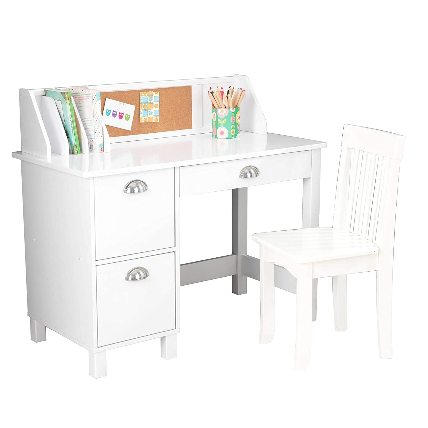 Kids Study Table : SID 35.75" Writing Desk and Chair Set