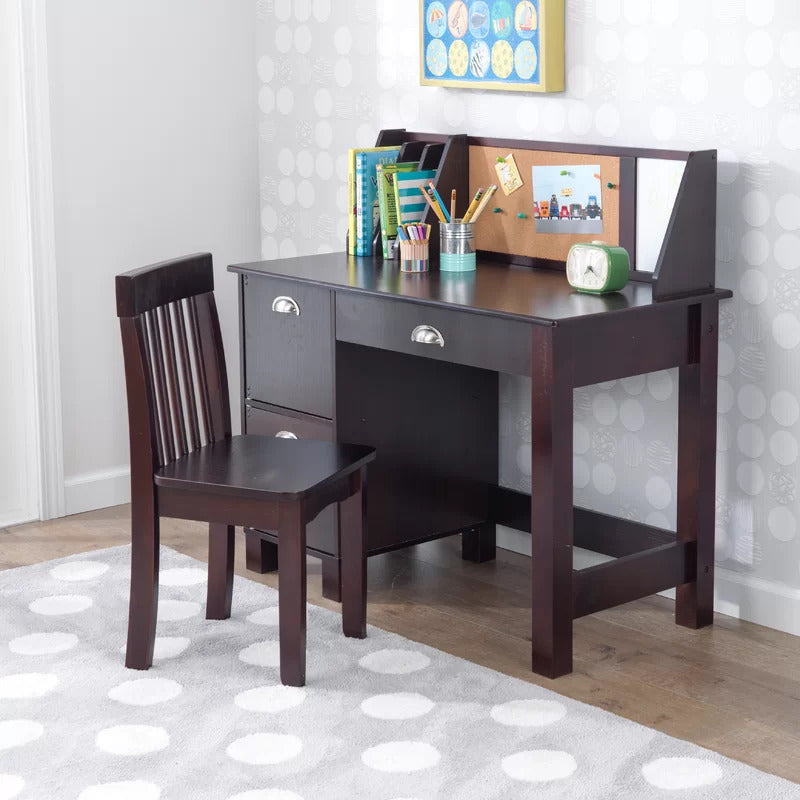 Kids Study Table : SID 35.75" Writing Desk and Chair Set