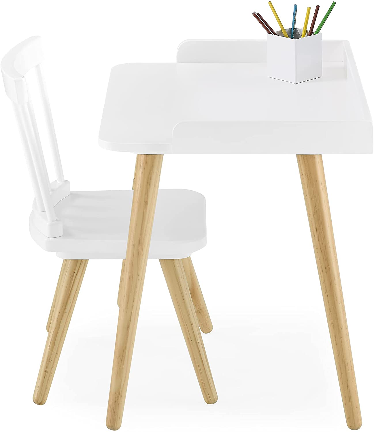 Kids Study Tables : 24.75" W Writing Desk and Chair Set