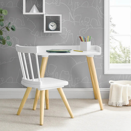 Kids Study Tables : 24.75" W Writing Desk and Chair Set