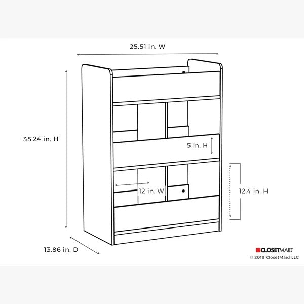 Kids Toy Storage Unit: 3-Tier Toy Organizer