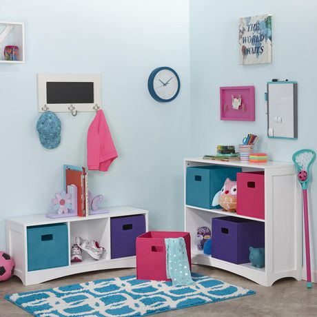 Kids Toy Storage Unit: Horizontal Bookcase, Toy Organizer