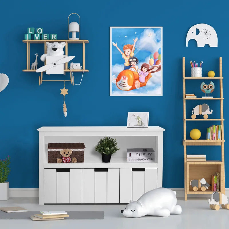 Kids Toy Storage Unit: Kids Toy Organizer with Bins