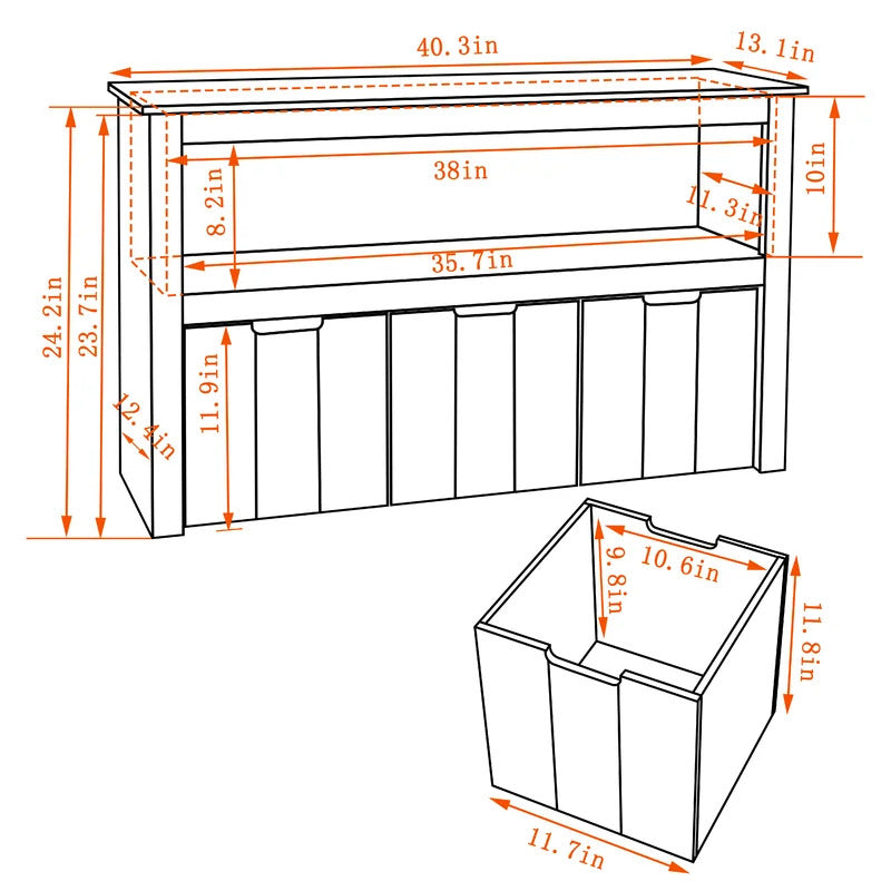 Kids Toy Storage Unit: Kids Toy Organizer with Bins