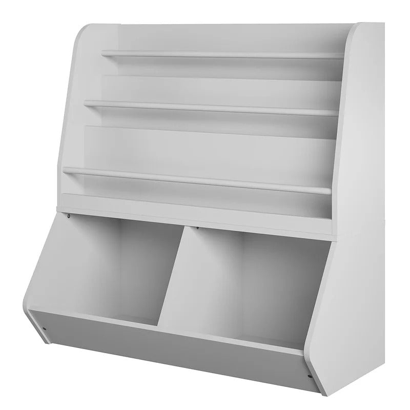 Kids Toy Storage Unit: Oak Toy Storage Organizer