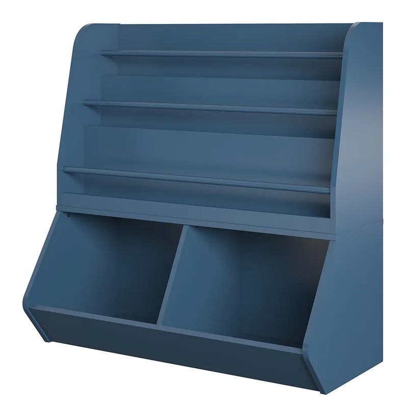 Kids Toy Storage Unit: Oak Toy Storage Organizer