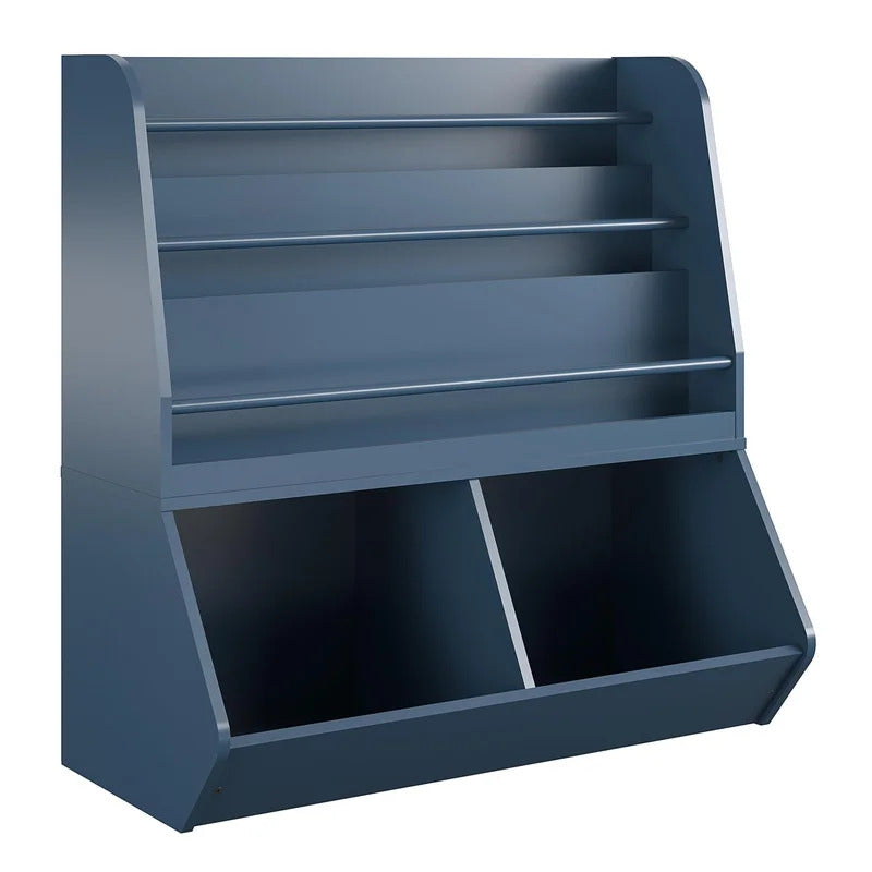Kids Toy Storage Unit: Oak Toy Storage Organizer
