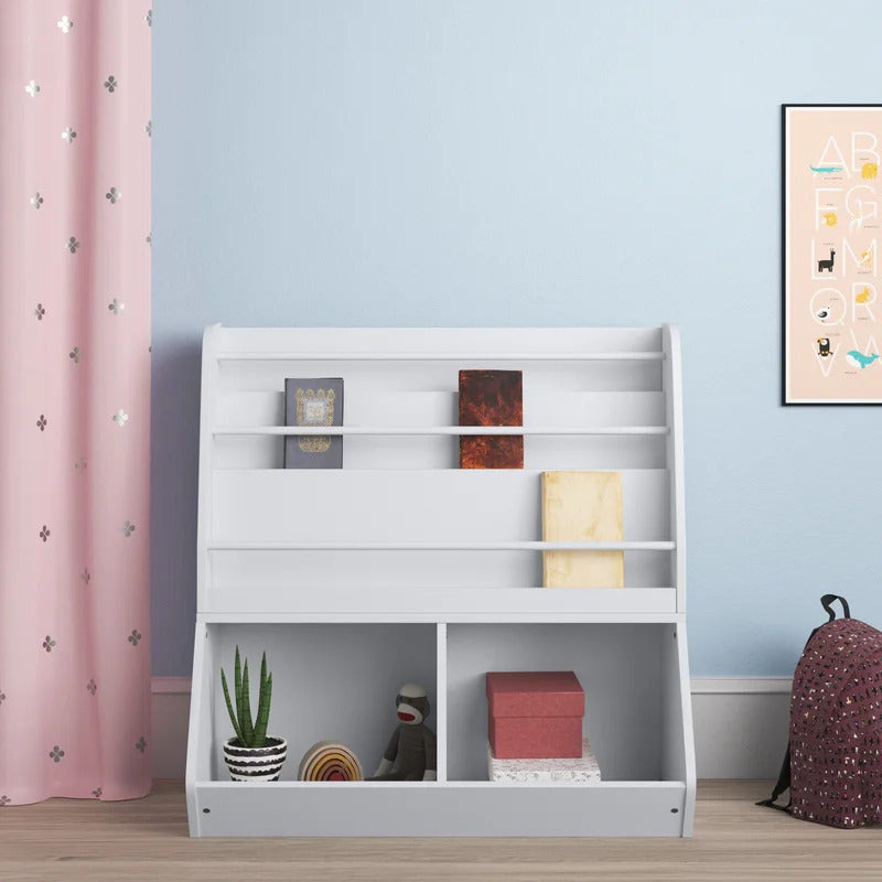 Kids Toy Storage Unit: Oak Toy Storage Organizer