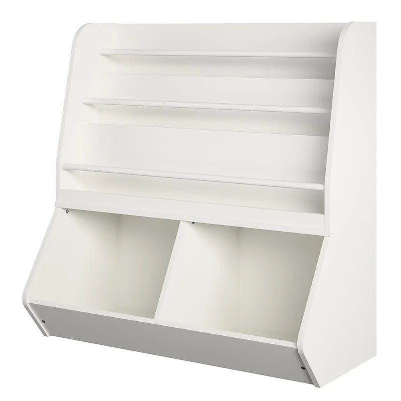 Kids Toy Storage Unit: Oak Toy Storage Organizer
