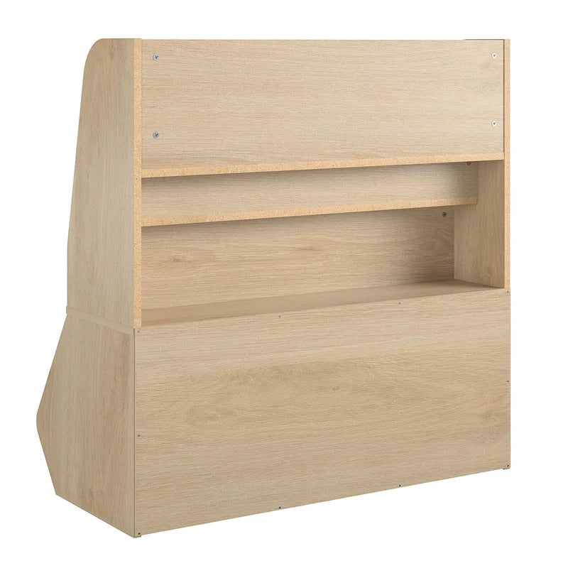 Kids Toy Storage Unit: Oak Toy Storage Organizer