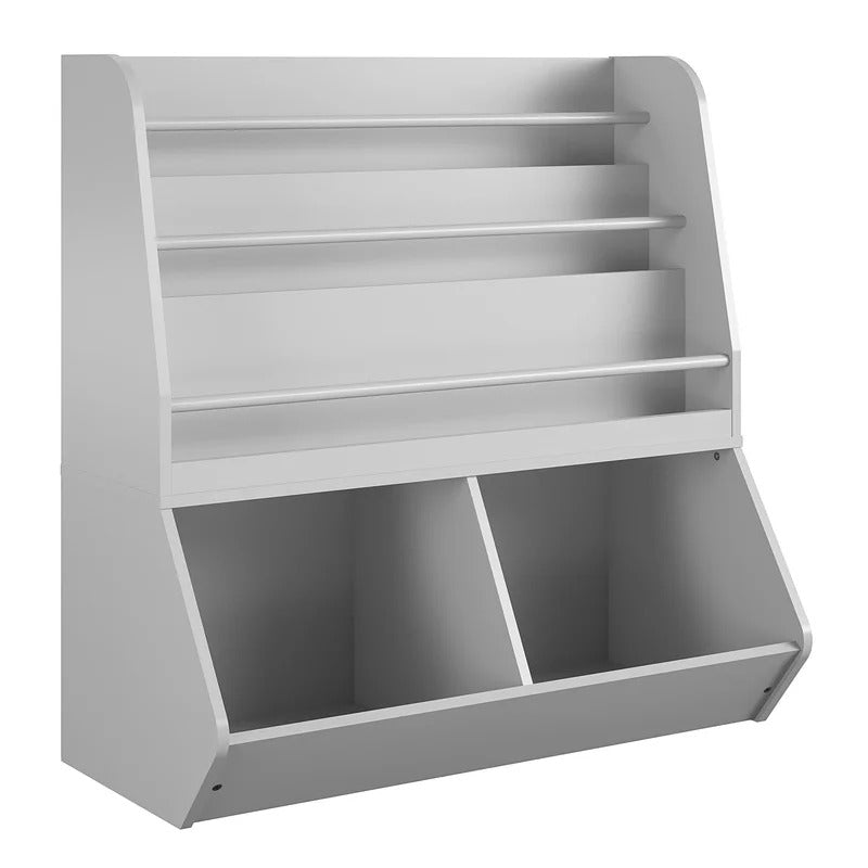 Kids Toy Storage Unit: Oak Toy Storage Organizer