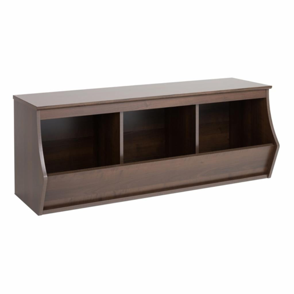 Kids Toy Storage Unit: Stackable 3 Bin Storage Cubby