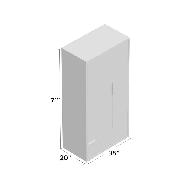 Kids Wardrobes: 2-Door Children's Wardrobe