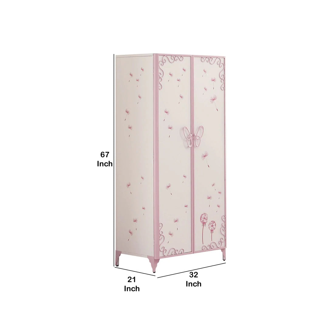 Kids Wardrobes: White and purple Kids Wardrobes