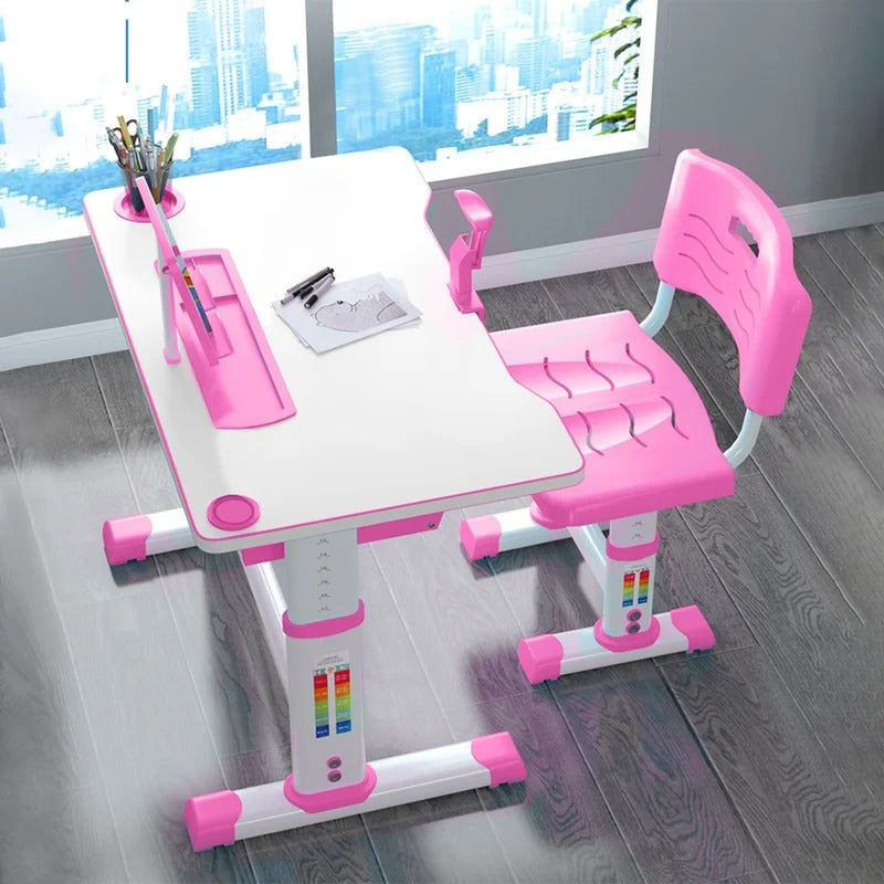 Kids Writing Table: 27.5" Writing Desk and Chair Set