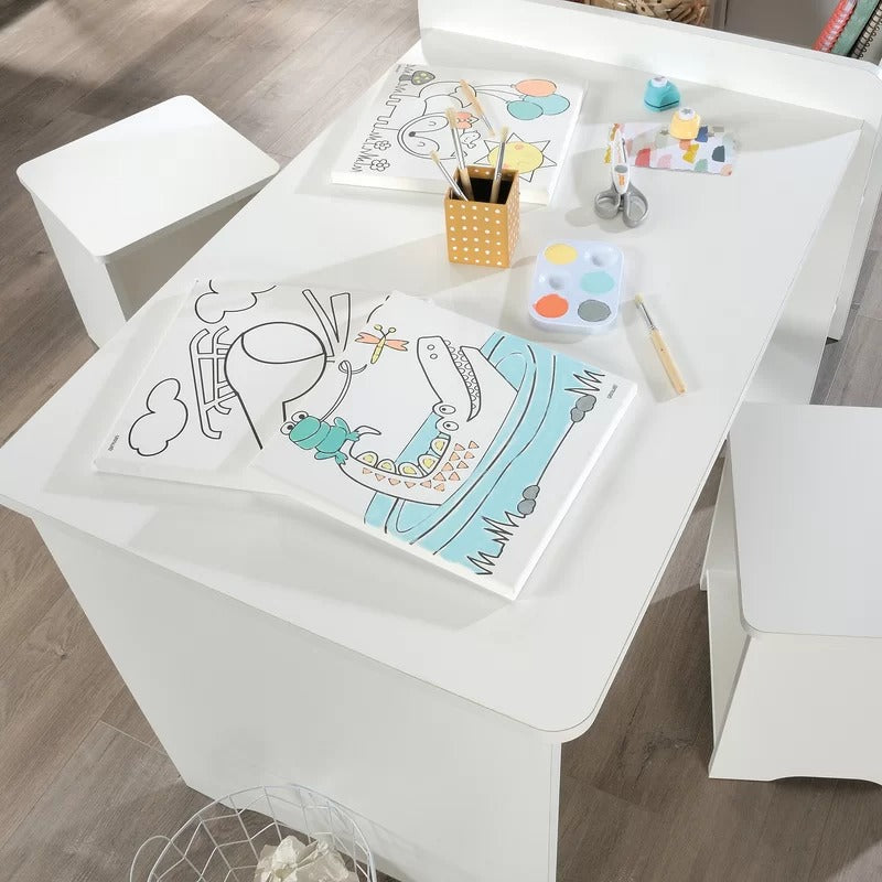 Kids Writing Table: Kids Rectangular and Chair Set