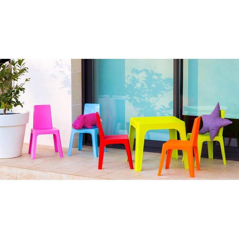 Kids Writing Table: Kids Square Play / Activity Table and Chair Set