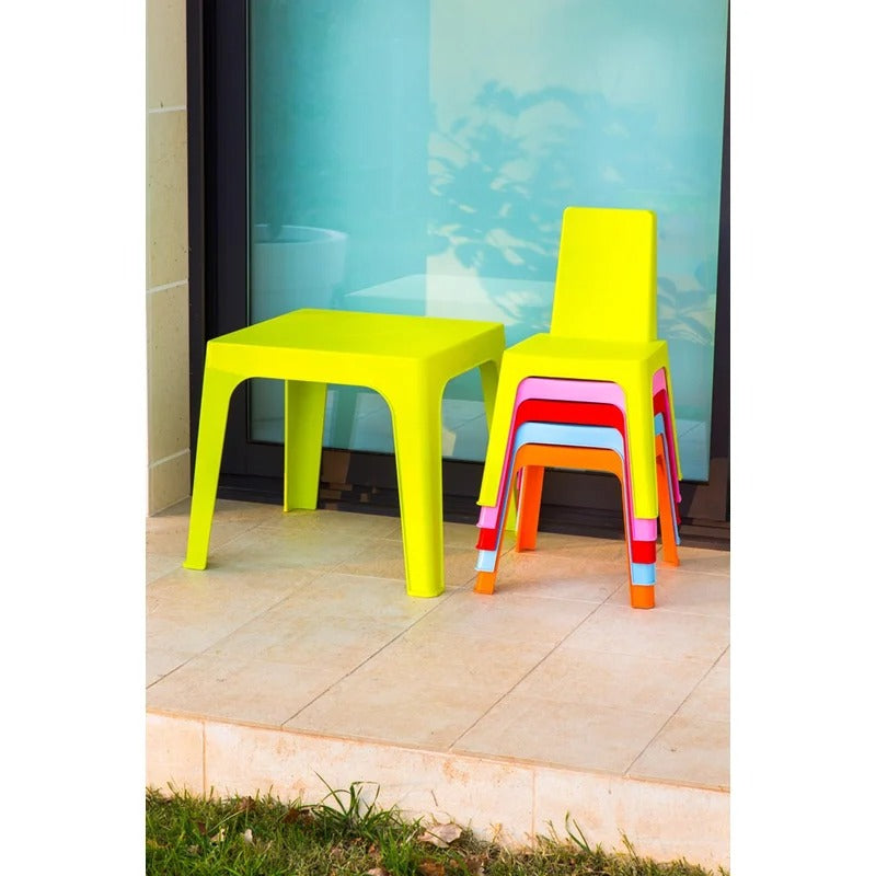 Kids Writing Table: Kids Square Play / Activity Table and Chair Set