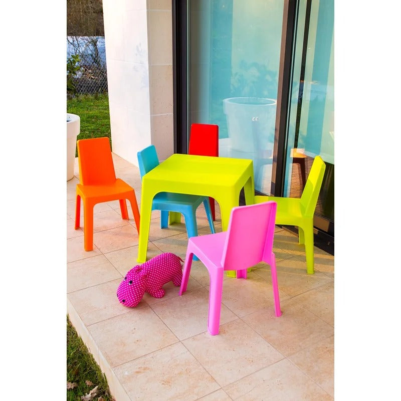 Kids Writing Table: Kids Square Play / Activity Table and Chair Set