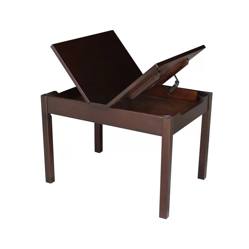 Kids Writing Table: Solid Wood Rectangular Play / Activity Table
