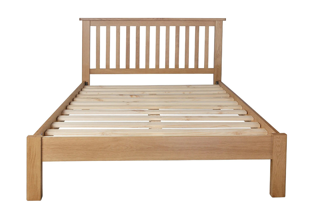 King Size Bed: Oak Wooden King Size Double Bed