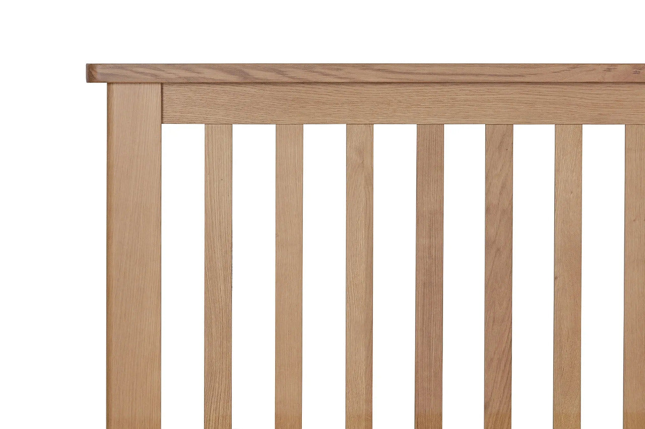King Size Bed: Oak Wooden King Size Double Bed