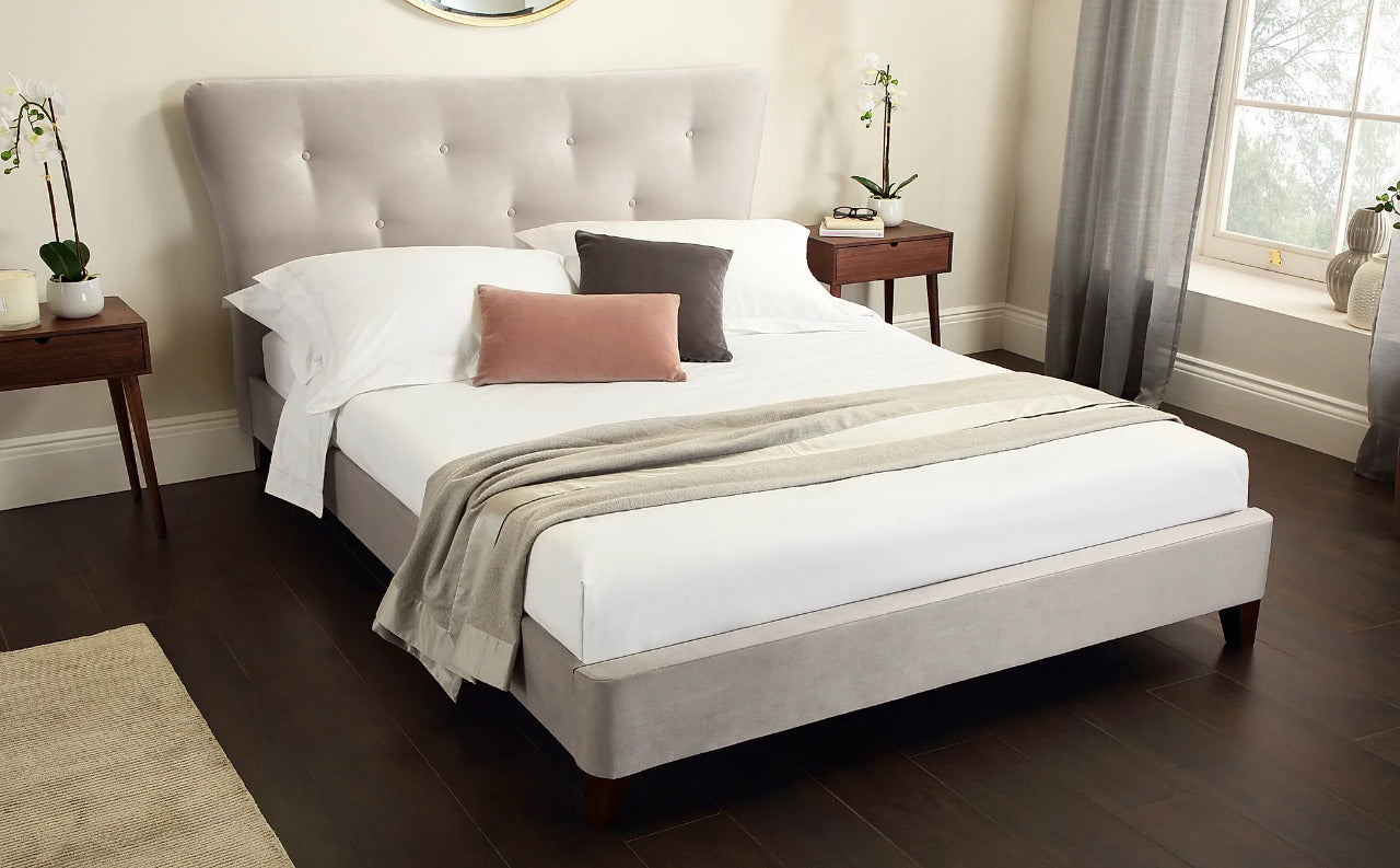 King Size: Berton Mink Velvet Double Bed