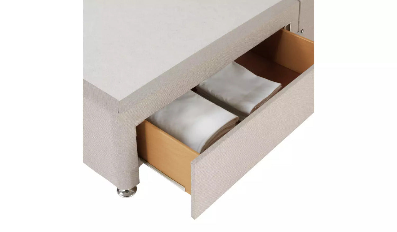 King Size: Natural King Size Divan Bed