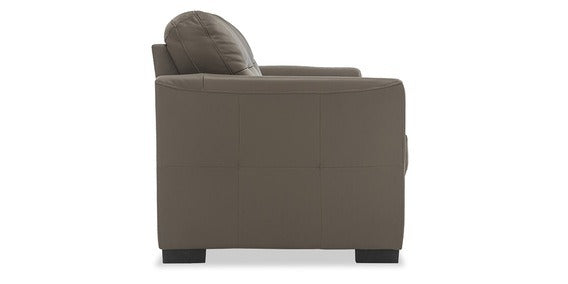 3 Seater Sofa:- Kinley Leatherette Sofa Set (Gray)