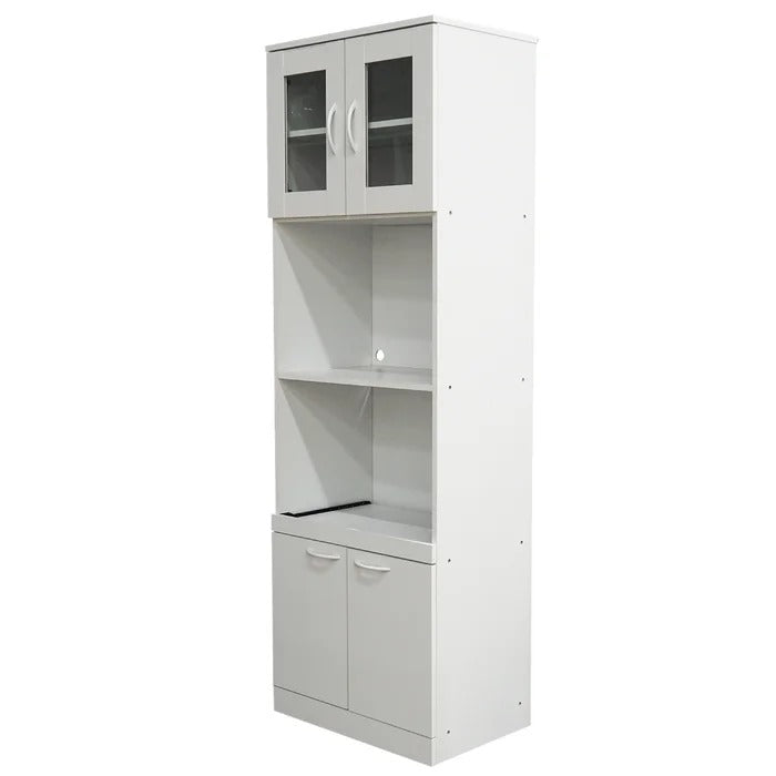 Kitchen Almirah: 5' 10" H x 1' 11" W x 1' 4" D Oak Kitchen Almirah