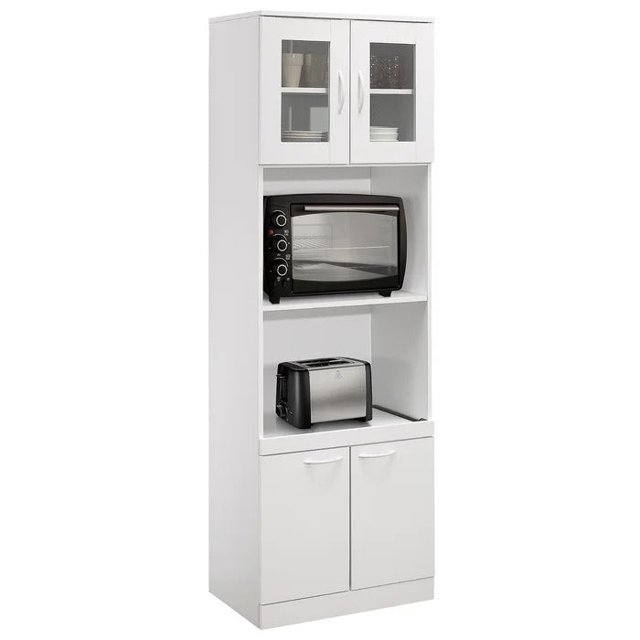 Kitchen Almirah: 5' 10" H x 1' 11" W x 1' 4" D Oak Kitchen Almirah