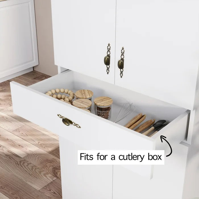 Kitchen Almirah: 5 Shelves 63" Kitchen Pantry