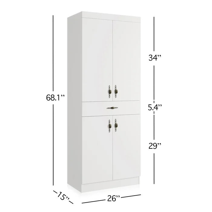 Kitchen Almirah: 5 Shelves 63" Kitchen Pantry
