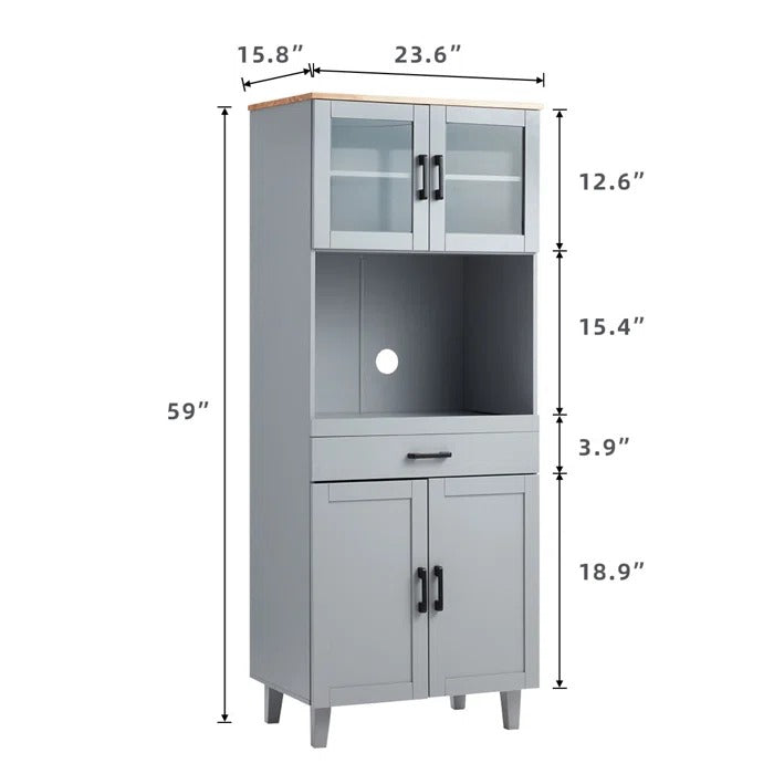 Kitchen Almirah: Kitchen Pantry With 2 Cabinets