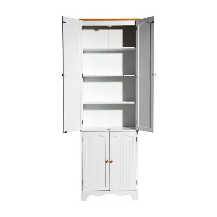 Kitchen Almirah: Manufactured Wood 72" Kitchen Pantry