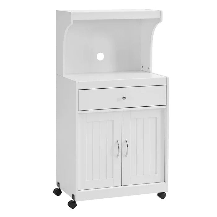 Kitchen Almirah: Natural Wood 47" Kitchen Pantry