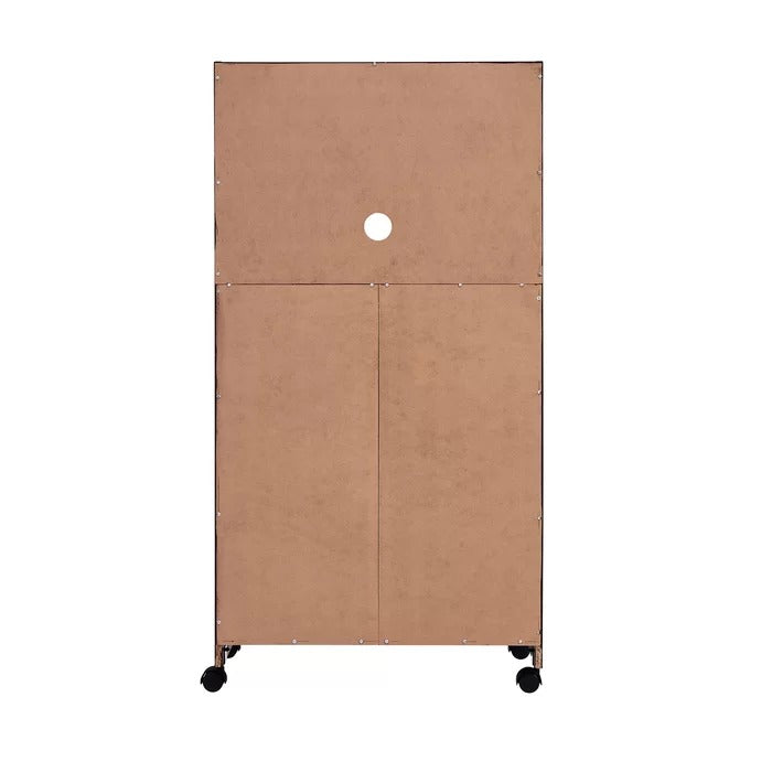 Kitchen Almirah: Natural Wood 47" Kitchen Pantry