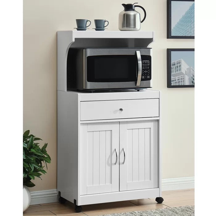 Kitchen Almirah: Natural Wood 47" Kitchen Pantry