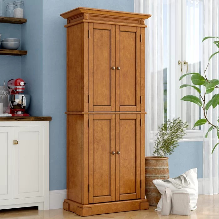 Kitchen Almirah: Solid Wood 72" Kitchen Almirah