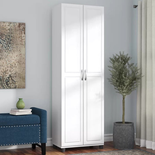 Kitchen Almirah: Two Door White Almirah