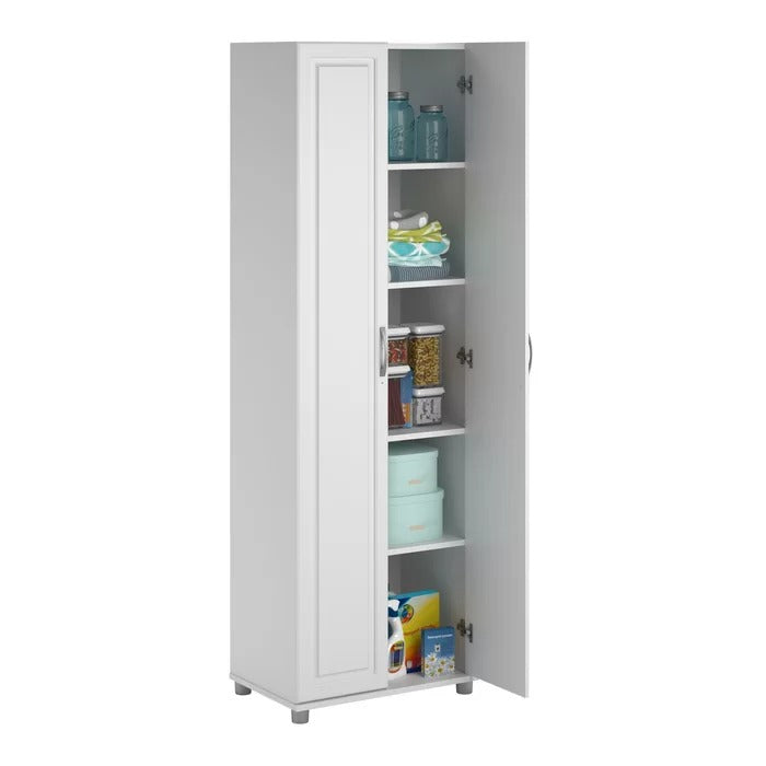 Kitchen Almirah: Two Door White Almirah